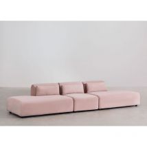 Sklum - Canapé modulaire à méridienne double Fogler 3 pièces
