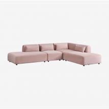 Canapé modulaire d'angle 4 pièces Fogler avec méridienne double Sklum