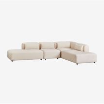 Canapé modulaire d'angle 4 pièces Fogler avec méridienne double Sklum