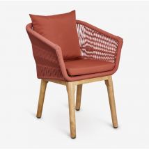 Chaise de jardin Barker SKLUM Rouge Tuile