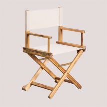Chaise de réalisateur de jardin pliante en bois Ridley Sklum Beige nude