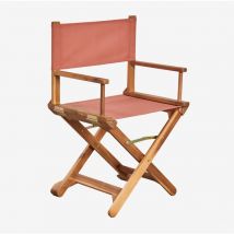 Chaise de réalisateur de jardin pliante en bois Ridley Sklum Rouge Tuile