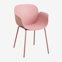 Sklum - Chaise de salle à manger Lynette Rose pâle