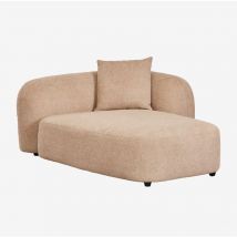 Sklum - Chaise longue droit pour canapé modulaire en chenille Coco