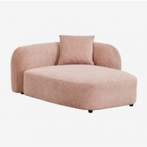 Sklum - Chaise longue droit pour canapé modulaire en chenille Coco