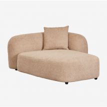 Sklum - Chaise longue gauche pour canapé modulaire en chenille Coco