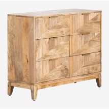 Sklum - Cassettiera in legno di mango Baty Design Legno Naturale