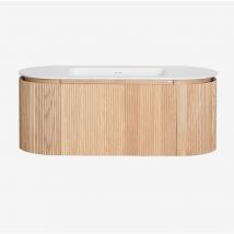 Conjunto de muebles de baño en madera con lavabo integrado Carsone SKLUM