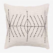 Coussin Carré en Coton (45x45 cm) Acoro Sklum Blanc Gardenia