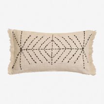Coussin rectangulaire en coton (30x50 cm) Iguatu Sklum Beige Crème