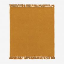 Couverture Plaid Gradd Sklum Moutarde