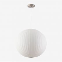 Sklum - Deckenlampe aus Kunstseide und Eisen Worel b