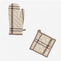Ensemble de gants et torchons Ducase SKLUM Beige Crème