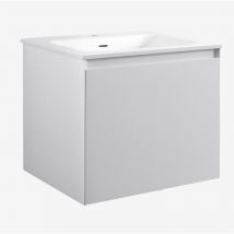 Sklum - Ensemble de meubles de salle de bain en bois Macrae avec lavabo intégré