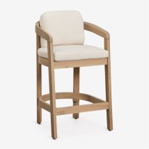 Sklum Hoher Hocker Aus Akazienholz Uleno ↑65 Cm Helles Akazienbraun
