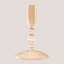 Kerzenhalter aus Glas Piana Orangenmousse Pfirsich - Sklum