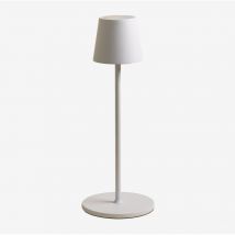 Lampada da tavolo da esterno led senza fili Isona Bianco - Sklum