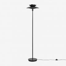 Lampada da terra Alicia in ferro Nero - Sklum