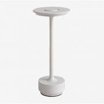 Lampe de table d'extérieur à led sans fil Rivkin Sklum Blanc