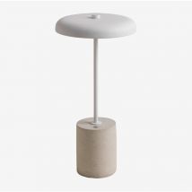 Lampe de table led extérieure sans fil Tamila Sklum Blanc