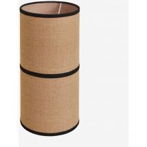Lampenschirm Aus Jute Und Baumwolle Olinda Schwarz Ø20 Cm - Sklum