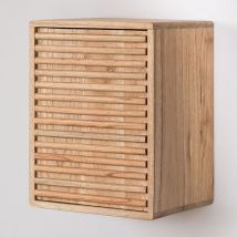 Pensile in legno Deleyna Marrone Legno Naturale - Sklum