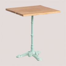 Sklum - Mesa de Bar Cuadrada en Madera de Acacia Vienna