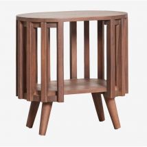 Sklum - Nachttisch 50x35 cm aus Dragor-Akazienholz Akazienbraun dunkel