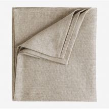 Nappe en Lin et Coton (140x240 cm) Ederne Sklum Tapioca Beige