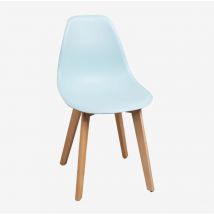 Lot de 4 chaises de salle à manger Scand Nordic Sklum Bleu Eau