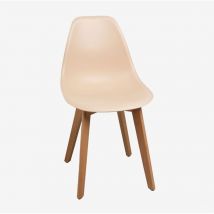 Lot de 4 chaises de salle à manger Scand Nordic Sklum Brun Blé