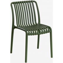 Pack 4 sedie da giardino impilabili Wendell Verde Pesto - Sklum