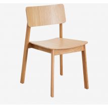 Pack de 2 chaises de salle à manger en bois Gilda Sklum