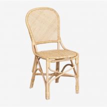 Pack de 2 Chaises de Salle à Manger en Rotin Zariel Sklum naturel