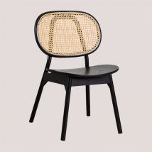 Pack de 2 sillas de comedor en madera de haya Afri SKLUM