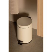 Pedale Papelera 3L Eiden Beige Crema - Sklum
