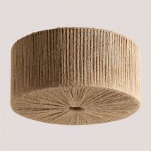 Plafonnier en corde naturelle Yarcuy Sklum naturel