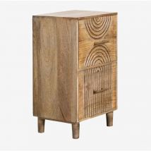 Table de chevet en bois de manguier Langson SKLUM