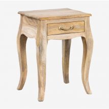 Table de chevet en bois de manguier Micaela Sklum