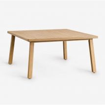 Table de jardin carrée 150x150 cm en bois d'acacia Dubai Sklum