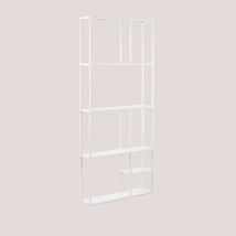 Etagère murale modulable en acier (80 cm) Thura Sklum Blanc Gardenia