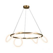 Skopje Deckenpendelleuchte led 60W Gold Matt