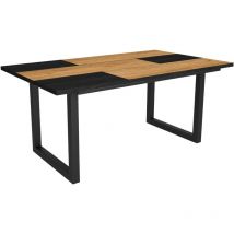 Skraut Home - Esstische, 8 personen, 170, Robust und stabil dank seiner Struktur und solide Beine, Ideal für Familienversammlungen, Eiche und