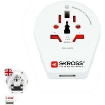Adattatore dal mondo al Regno Unito con usb Skross 1500267
