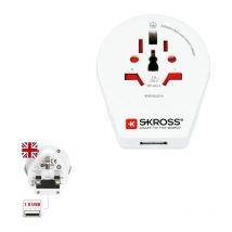 Skross - Weltweiter Adapter nach Großbritannien mit usb 1500267