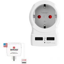 Skross - Adaptateur Usb Européen Vers États-Unis 1500281.