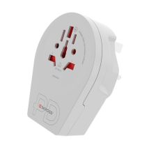 Skross - 1.500291 adaptador de enchufe eléctrico Tipo g (ru) Universal Blanco