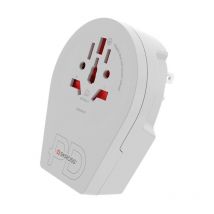 Skross - 1.500292 adaptador de enchufe eléctrico Tipo b Universal Blanco