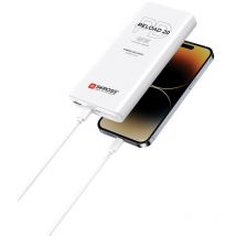 Skross Reload 20 65W PD Powerbank (batterie supplémentaire) 20000 mAh Power Delivery, Fast Charge Li-Ion USB-C blanc