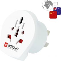 1.500222-E Adattatore da viaggio ca w to aus/china - Skross